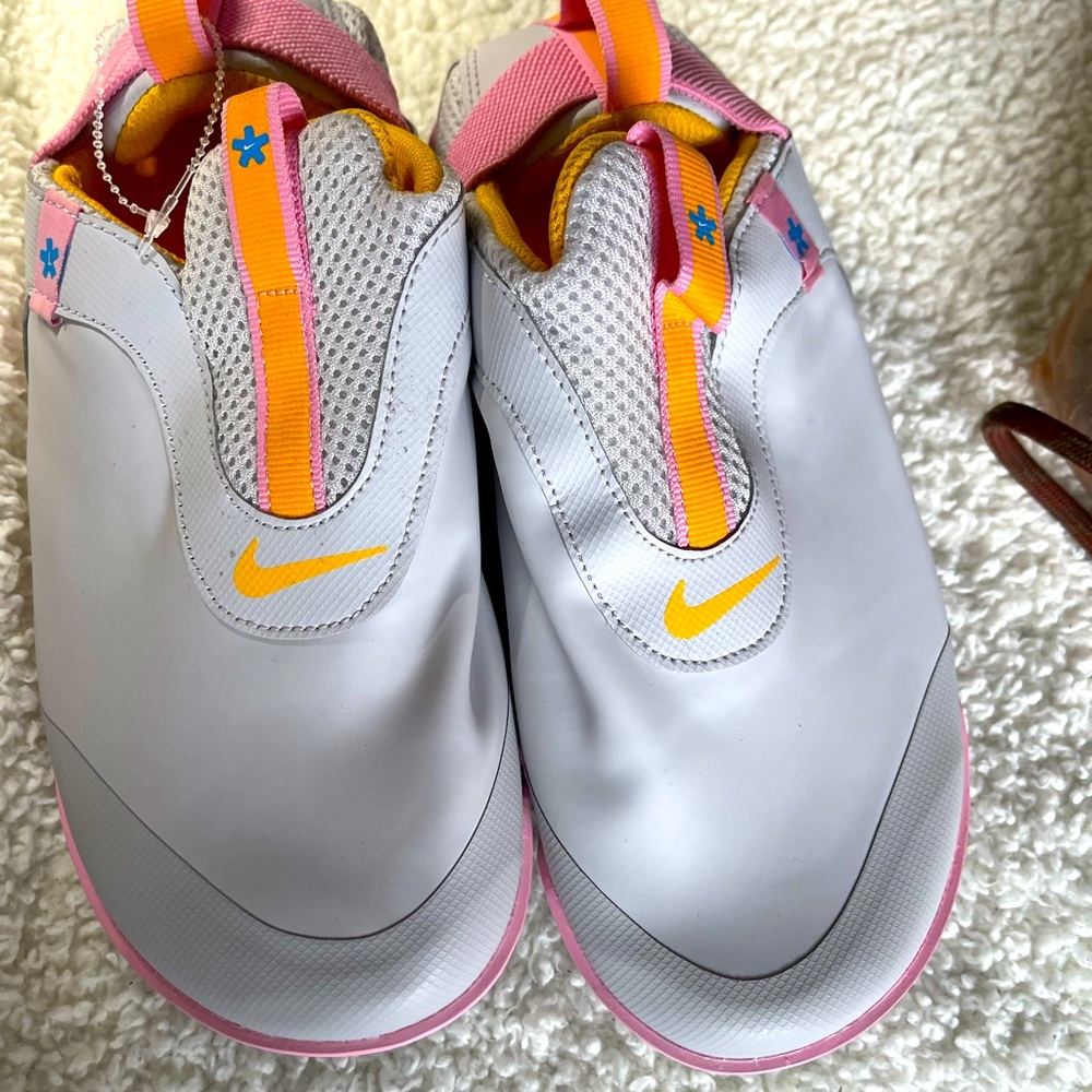 Nike Air Zoom Pulse sneakers (designed by nurses) grey, pink, orange